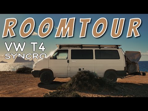 Room tour VW T4 Syncro Camper self-conversion - The best conversion for full-time VANLIFE in the ...