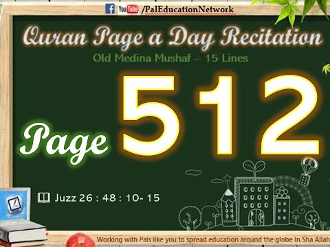 PEN 📖 Quran Page a Day Recitation 🎤 Page 512 🧾