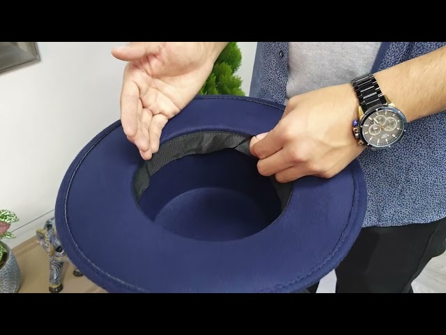 Vídeo relacionado con Sombrero de copa de fieltro negro, sombrero de mago de moda, sombreros Fedora retro para hombres, mujeres y niños, disfraz de mayordomo para juegos de rol, fiestas temáticas, festivales, mini sombrero
