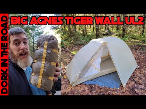 New Motorcycle Camping Tent: Big Agnes Tiger Wall UL2 Bikepacking Tent Setup and First Impressions