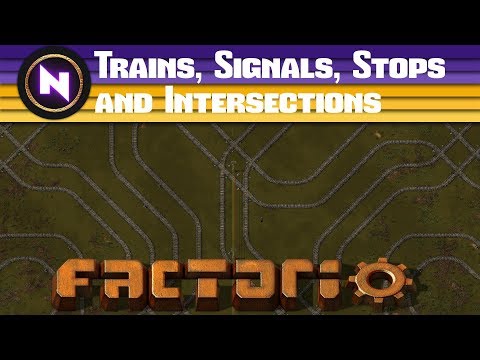 Factorio Engineering - Trains, Signals, Stops and Intersections