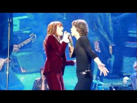 The Rolling Stones - Gimme Shelter -  Florence Welch - London 02 Arena - 29/11/2012