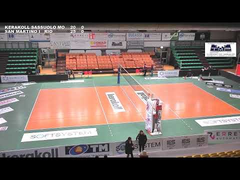 SERIE BM   KERAKOLL SASSUOLO  VS  SAN MARTINO IN RIO  11-03-23  ORE 19:00 PALAPAGANELLI