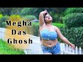 MEGHA DAS GHOSH IN DENIM CROP TOP WITH SHORTS VIDEO BONG IN WESTERN FASHION VLOG