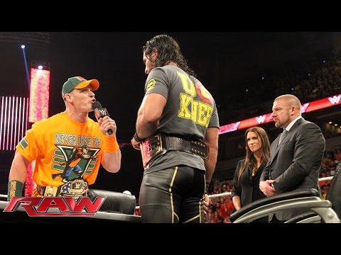 John Cena vs. Seth Rollins Contract Signing: Raw, Aug. 17, 2015
