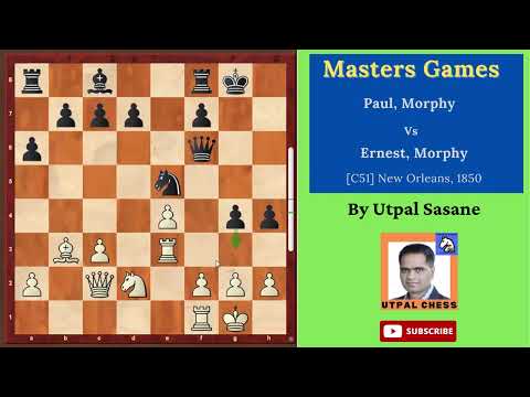 Paul, Morphy Vs Ernest Morphy, [C51] New Orleans, 1850