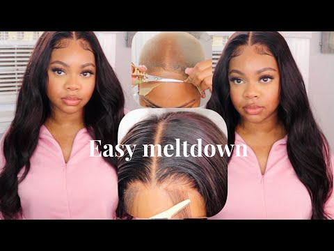 Buss down middle part in 20 Mins ! EASY PEASY Closure wig| ft luvmehair