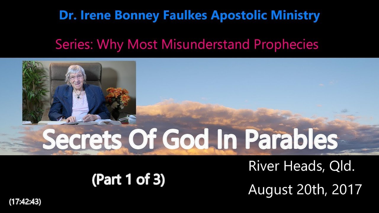(Part 1 of 3) SECRETS OF GOD IN PARABLES
