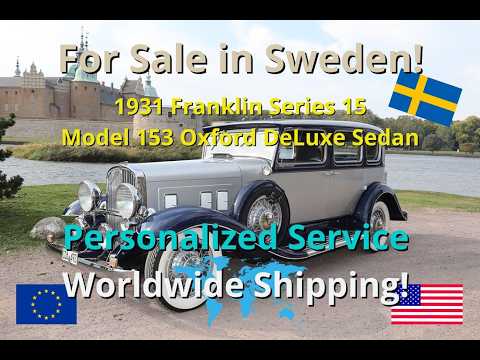 1931 Franklin Sedan (CC-2078972) for sale in Kalmar, SE