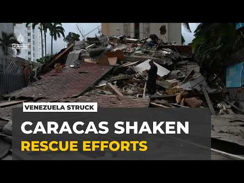 Twin earthquakes strike Venezuela near Caracas