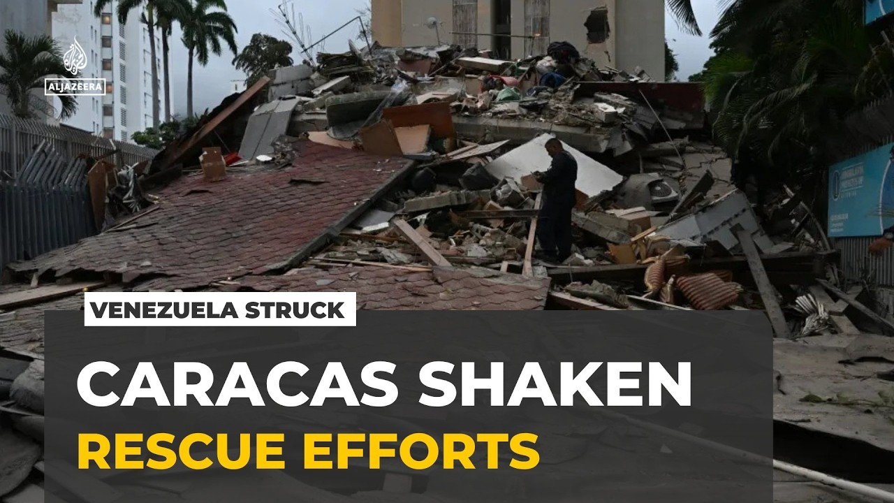 Twin earthquakes strike Venezuela near Caracas