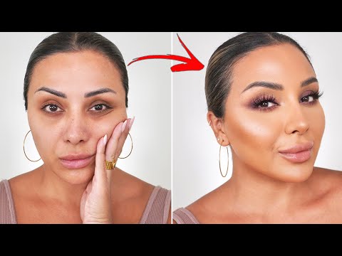 SMOKEY EYES AND GLOWY SKIN MAKEUP TUTORIAL | NINA UBHI