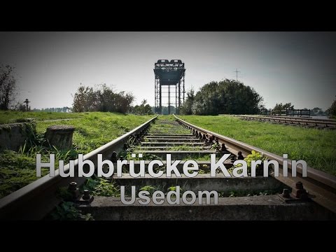 Eisenbahnhubbrücke Karnin/Usedom - leider nicht mehr in betrieb
