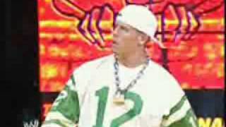 john cena raps at rumble 2003 (No video)