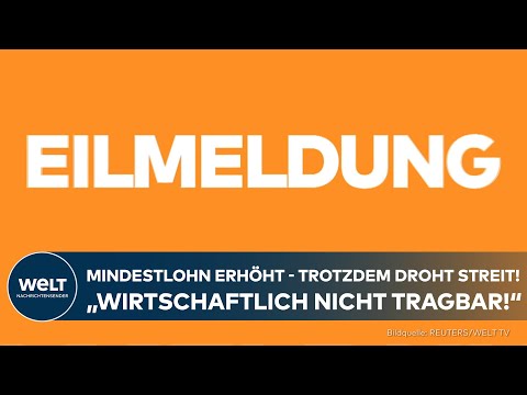 MINDESTLOHNERHÖHUNG: Kommission präsentiert Entscheidung – Kommt es zum Streit zwischen CDU und SPD?
