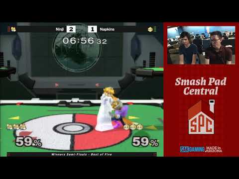 SPC 161 Melee Winners Semis - Ninji (Fox) vs Napkins (Peach)