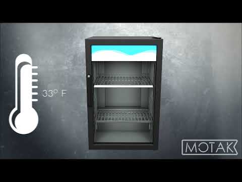 MoTak 24-in. Countertop Refrigerated Merchandiser (MCM7-X)