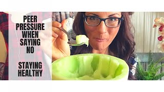 PEER PRESSURE WHEN SAYING NO || STAYING HEALTHY || RAW FOOD VEGAN WEIGHT LOSS
