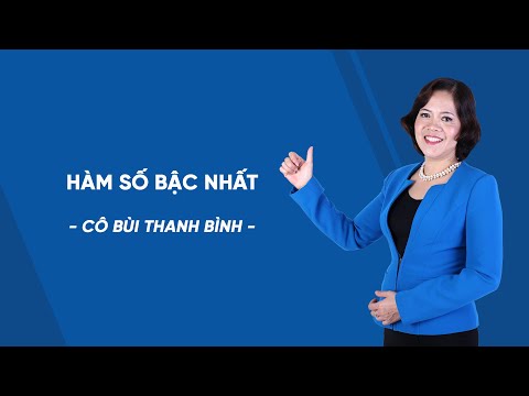 Hàm số bậc nhất - Toán 9 - Bài giảng miễn phí