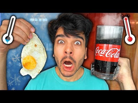 I Only Ate Food The WRONG TEMPERATURE for 24 hours! (IMPOSSIBLE FOOD CHALLENGE) Video