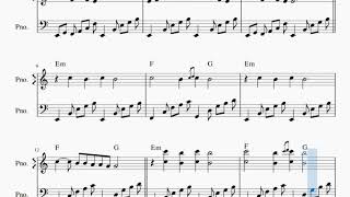 Tuna Nehri Akmam Diyor Kolay Piyano Org Melodika Notalari تحميل اغاني مجانا