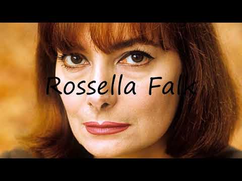 How to Pronounce Rossella Falk?