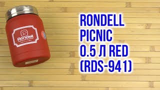 Rondell Picnic 0.5 л Red (RDS-941) - відео 1