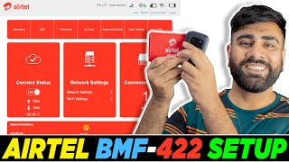 Airtel Dongle Hotspot My Wifi (BMF 422) Complete Setup || Full Information [2022] (Hindi)