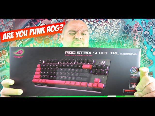 Bàn Phím ASUS ROG Strix Scope TKL Electro Punk