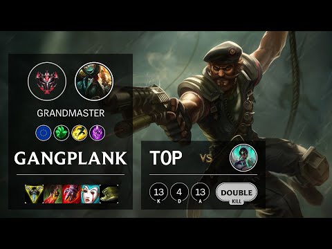 Gangplank Top vs Karma - EUW Grandmaster Patch 10.16