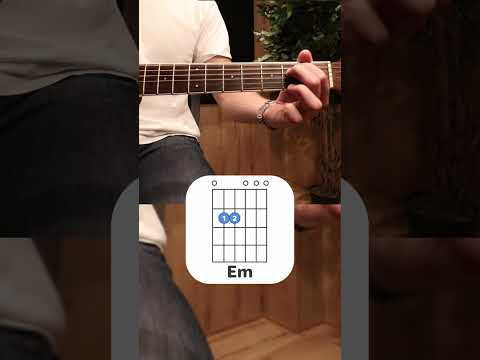 How to play “e minor” on the guitar?! (TUTORIAL) #em