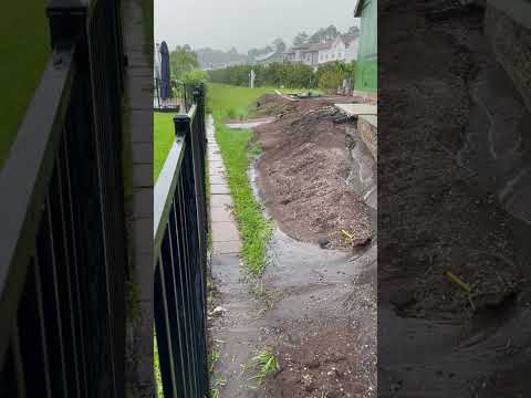 ICI Homes - Flooding caused by incomplete construction