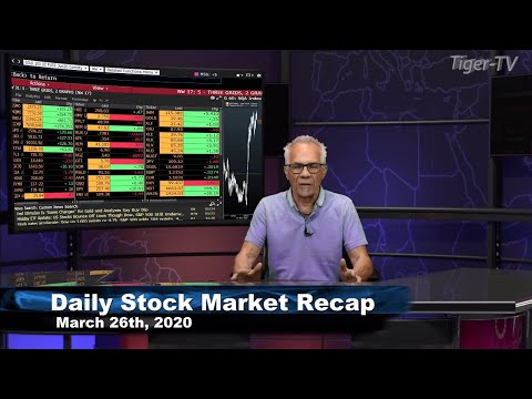 March 26th, Daily Market Recap on TFNN - 2020