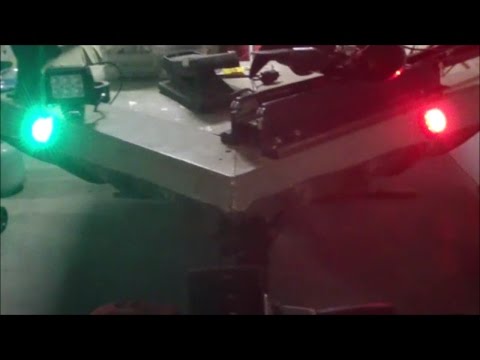 Marine Raider or Shoreline Marine LED Jon Boat Navigation Lights - Side Mount
