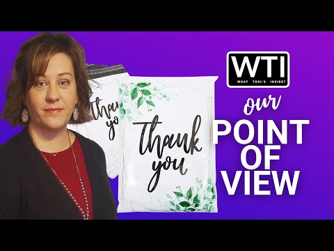 Thank you for providing the video title. Here is the extracted product name:Stockroom Thank You Poly Mailers - WTI product video review