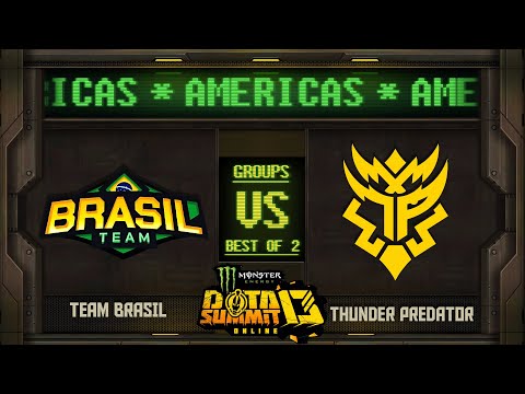 Brasil vs Thunder Predator Game 1 - Monster Energy Dota Summit 13 Online NA/SA: Groups - Moxxi, Neph
