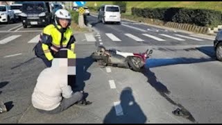 【車禍影片】再搶快闖紅燈阿！（2023.12.29 新北市蘆洲區環堤大道與復興路口
