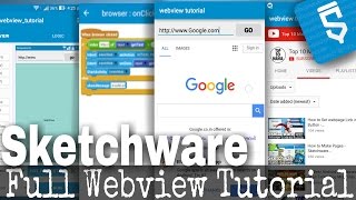 Download the video "Webview Tutorial - Load webpages in app - Sketchware (android)Tutorial"