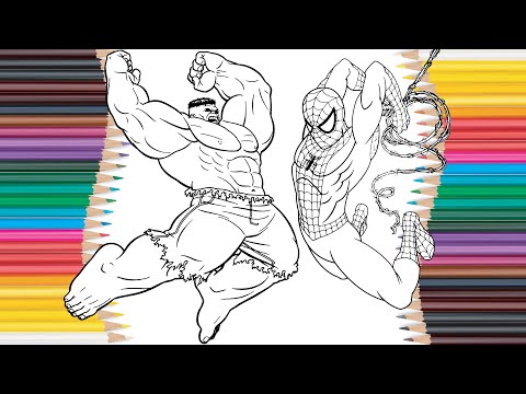 Hulk vs Spider Man Heroes Coloring Pages / @colorfulworldofficial / MAGNUS - Like This [NCS Release]
