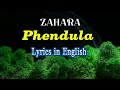Zahara Phendula Lyrics In English
