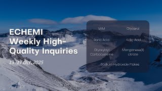 Download the video "Hot Chemical Demands: VAM, Kojic Acid, Boric Acid — Global Sourcing Trends This Week"
