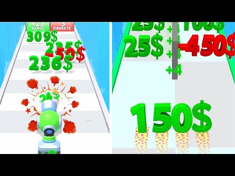 Number Digit Shooter 3D | Number Run Merge Master | Max Level Gameplay