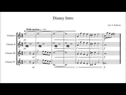 90’s Disney Intro - Clarinet Quartet