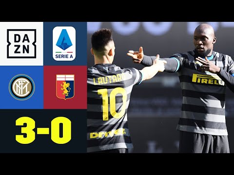 Blitztor nach 32 Sekunden - Big Rom lässt Inter träumen: Inter Mailand - Genua 3:0 | Serie A | DAZN