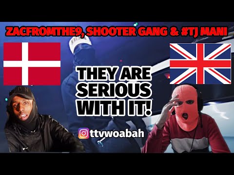 DRILLERS OF DENMARK! 🇬🇧 🇩🇰  - ZACFROMTHE9, SHOOTER GANG, MANI | REACTION | DANISH MUSIC