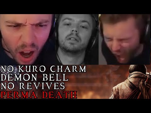 Sekiro All Bosses Perma Death Compilation