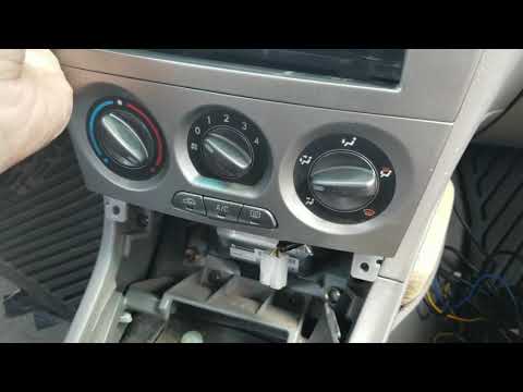 Quick and to the point: 2003 Subaru Forester Manual Climate Controls removal