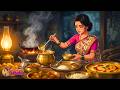1990s Monsoon Powercut Dinner Ghibli Style Village ASMR Cooking