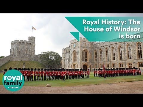 On this day in Royal History 1917: The House of Windsor is born