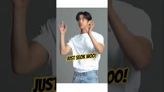 A happy Seok Woo makes me wanna dance! #ROWOON #로운 #김석우 #ロウン Happy Hi-Touch Day!! #CalvinKlein